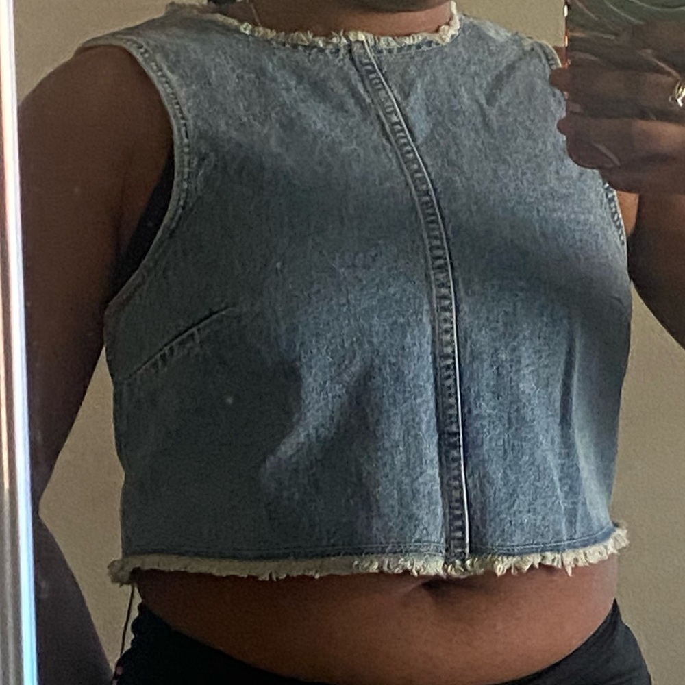 Denim top